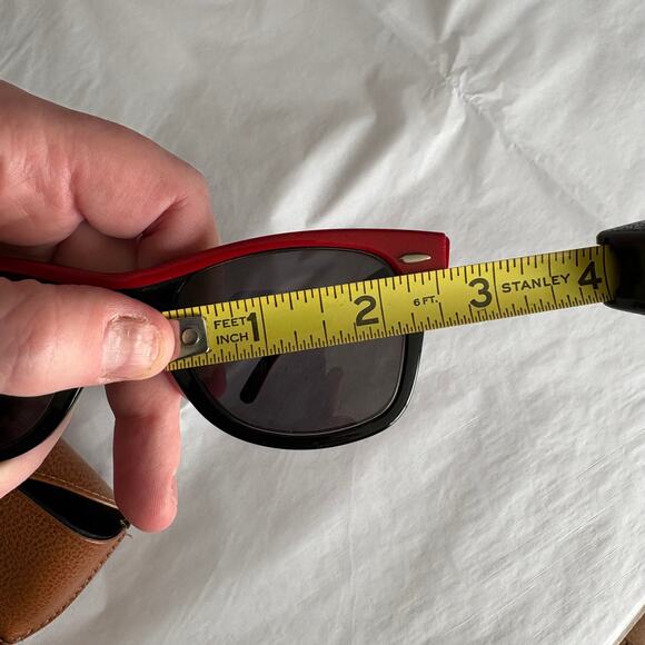 Vintage RAY BAN - WAYFARER II Red & Black Classic Sunglasses Prescription \'00\'s main image 4
